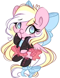 Size: 2274x2975 | Tagged: safe, artist:emberslament, derpibooru import, oc, unofficial characters only, pegasus, semi-anthro, blushing, boots, bow, chibi, clothes, cute, female, hair bow, image, jacket, pegasus oc, png, shoes, simple background, sketch, skirt, solo, tail, tail bow, transparent background, wings