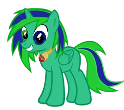 Size: 450x400 | Tagged: safe, artist:smilecat98, derpibooru import, oc, oc:fizzy drink, unofficial characters only, alicorn, pony, element of honesty, horn, image, looking at you, male, png, simple background, smiling, stallion, transparent background, wings