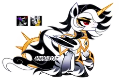 Size: 1280x845 | Tagged: safe, artist:mirrastat, derpibooru import, king sombra, zecora, oc, alicorn, hybrid, pony, zony, base used, bat wings, eyelashes, female, frown, horn, image, makeup, male, mare, neck rings, offspring, parent:king sombra, parent:zecora, png, raised hoof, simple background, stallion, transparent background, unshorn fetlocks, wings