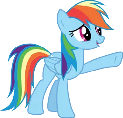 Size: 3113x3000 | Tagged: safe, artist:cloudyglow, derpibooru import, rainbow dash, rainbow falls, image, png, simple background, solo, transparent background, vector