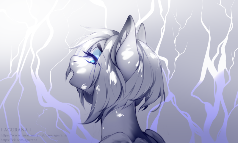 Size: 4000x2407 | Tagged: safe, artist:agurana, derpibooru import, oc, pegasus, pony, eyelashes, eyeshadow, female, image, lightning, looking at you, looking back, looking back at you, makeup, open mouth, pegasus oc, png, short hair, short mane, simple background, sketch, smiling, smiling at you, solo, wings