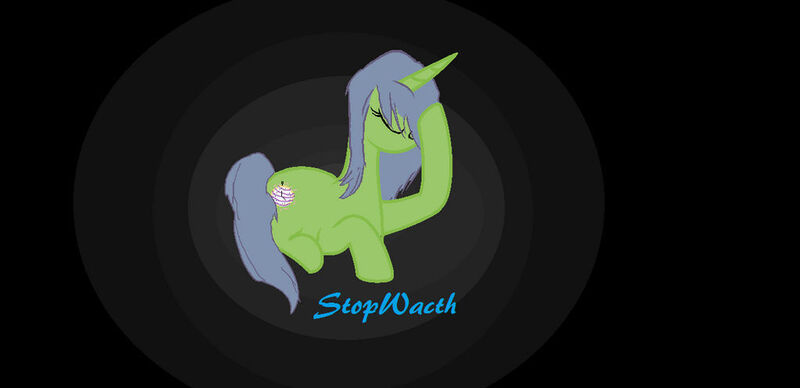 Size: 1024x496 | Tagged: safe, artist:mlpluckycharm, derpibooru import, oc, oc:stopwatch, unofficial characters only, pony, unicorn, female, grammar error, horn, image, jpeg, lying down, mare, prone, text