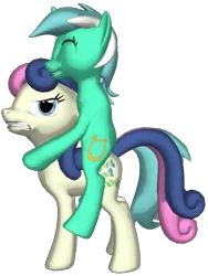 Size: 1378x1832 | Tagged: safe, derpibooru import, bon bon, lyra heartstrings, sweetie drops, earth pony, pony, unicorn, 3d, amused, angry, bon bon is not amused, cute, duo, duo female, female, happy, image, lesbian, lyra is amused, lyra riding bon bon, lyrabetes, lyrabon, png, ponies riding ponies, ride, riding, shipping, simple background, transparent background, unamused