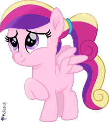 Size: 4000x4487 | Tagged: safe, artist:melisareb, derpibooru import, princess cadance, pegasus, pony, .svg available, absurd resolution, cute, cutedance, female, filly, filly cadance, foal, image, movie accurate, png, ponytail, simple background, solo, transparent background, vector, younger