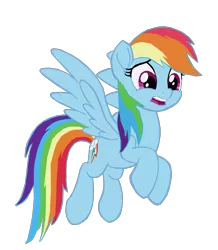 Size: 1280x1466 | Tagged: safe, artist:benpictures1, derpibooru import, rainbow dash, pegasus, pony, my little pony: the movie, concerned, cute, dashabetes, female, flying, image, inkscape, mare, open mouth, png, simple background, solo, transparent background, vector