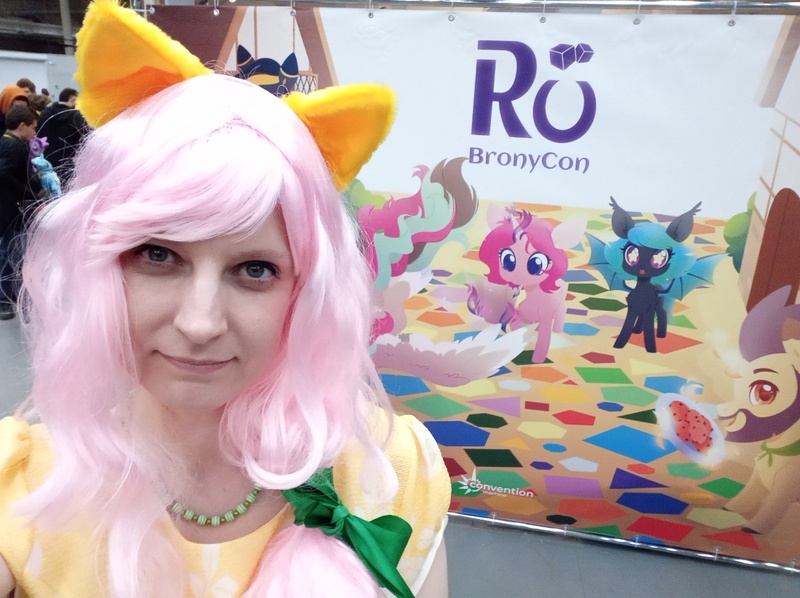 Size: 2560x1912 | Tagged: safe, derpibooru import, fluttershy, oc, oc:moondrive, human, clothes, cosplay, costume, image, irl, irl human, jpeg, photo, rubronycon, russia