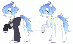 Size: 1280x771 | Tagged: safe, artist:dillice, derpibooru import, oc, unofficial characters only, earth pony, pony, deviantart watermark, earth pony oc, eyes closed, image, jpeg, male, obtrusive watermark, simple background, stallion, watermark, white background