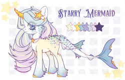 Size: 1920x1225 | Tagged: safe, artist:dillice, derpibooru import, oc, unofficial characters only, original species, pony, shark, shark pony, deviantart watermark, female, horn, image, mare, obtrusive watermark, png, reference sheet, unshorn fetlocks, watermark