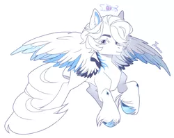 Size: 1022x815 | Tagged: safe, artist:dillice, derpibooru import, oc, unofficial characters only, pegasus, pony, image, male, pegasus oc, png, simple background, solo, stallion, unshorn fetlocks, white background, wings