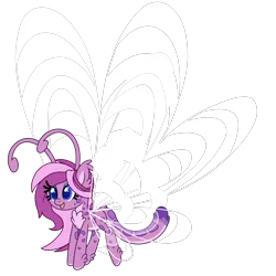 Size: 2500x2503 | Tagged: safe, artist:lupulrafinat, derpibooru import, oc, oc:wild dawn, unofficial characters only, breezie, hybrid, pony, breeziefied, eyelashes, female, flying, image, mare, png, simple background, smiling, solo, species swap, transparent background