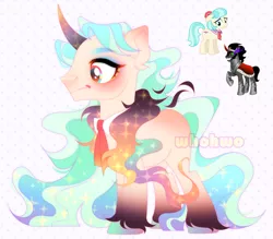 Size: 3000x2628 | Tagged: safe, artist:whohwo, derpibooru import, coco pommel, king sombra, earth pony, pony, unicorn, base used, clothes, ethereal mane, eyelashes, female, hoof polish, image, makeup, male, mare, necktie, png, scarf, stallion, starry mane, unshorn fetlocks