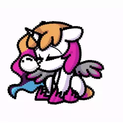 Size: 750x750 | Tagged: safe, artist:ayane, derpibooru import, oc, oc:rainbowwing, unofficial characters only, alicorn, pony, alicorn oc, eyes closed, floppy ears, hoof shoes, horn, image, jpeg, multicolored hair, multicolored mane, multicolored tail, simple background, sitting, sleeping, solo, spread wings, tail, wings