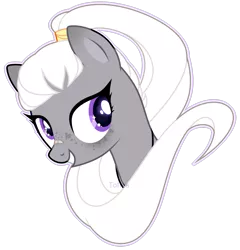 Size: 2398x2501 | Tagged: safe, artist:toffeelavender, derpibooru import, oc, unofficial characters only, earth pony, pony, base used, bust, earth pony oc, eyelashes, female, grin, image, mare, png, simple background, smiling, solo, transparent background