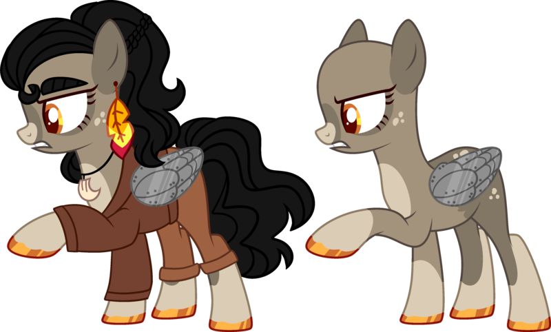 Size: 3665x2209 | Tagged: safe, artist:kurosawakuro, derpibooru import, oc, pegasus, pony, amputee, artificial wings, augmented, bald, clothes, female, image, mare, offspring, parent:daring do, parent:doctor caballeron, parents:daballeron, png, prosthetic limb, prosthetic wing, prosthetics, simple background, solo, transparent background, wings