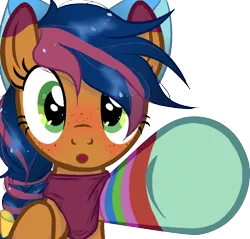 Size: 974x932 | Tagged: safe, artist:linli, derpibooru import, oc, oc:solar comet, pegasus, bandana, bow, freckles, frog (hoof), green eyes, hair bow, hooves, image, png, sock, solo, underhoof, wide eyes