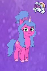 Size: 736x1106 | Tagged: safe, derpibooru import, melody, pony, unicorn, my little pony tales, my little pony: tell your tale, female, g1, g1 to g5, g5, generation leap, horn, image, jpeg, mare, ponytail, race swap, smiling