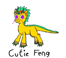 Size: 505x446 | Tagged: safe, artist:fruityhorssse, derpibooru import, oc, oc:zui feng, dracony, dragon, eastern dragon, hybrid, 1000 hours in ms paint, chinese dragon, image, png, solo