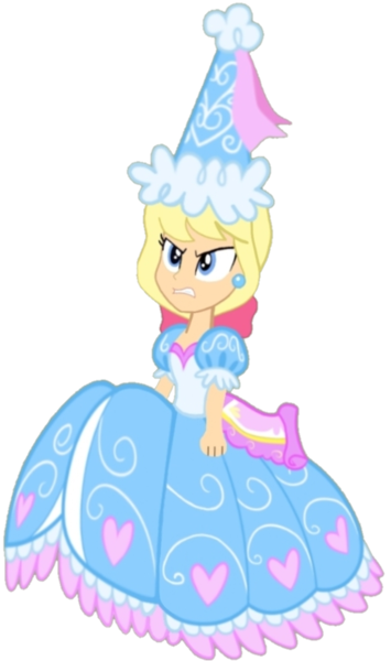 Size: 628x1060 | Tagged: safe, artist:boogeyboy1, derpibooru import, edit, vector edit, megan williams, human, angry, bow, clothes, dress, froufrou glittery lacy outfit, hat, hennin, image, megandorable, meme, png, princess, rage, rage face, unamused, vector, why