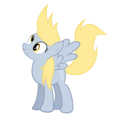 Size: 2449x2449 | Tagged: safe, artist:otfor2, derpibooru import, derpy hooves, pegasus, pony, female, high res, image, mare, png, simple background, solo, transparent background, vector