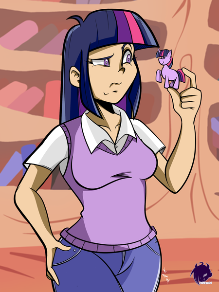 Size: 1920x2560 | Tagged: safe, artist:frankaraya, derpibooru import, twilight sparkle, human, 2018, female, hand on hip, humanized, image, png, solo