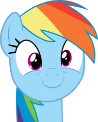 Size: 2200x2727 | Tagged: safe, artist:okaminekowiesel, derpibooru import, rainbow dash, pegasus, pony, season 4, testing testing 1-2-3, bust, female, high res, image, mare, png, simple background, transparent background, vector