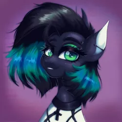 Size: 2048x2048 | Tagged: safe, artist:yumkandie, derpibooru import, oc, unofficial characters only, earth pony, clothes, ear piercing, earth pony oc, eyebrow piercing, female, image, jpeg, piercing, rosary, solo