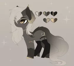 Size: 5312x4747 | Tagged: safe, artist:magnaluna, derpibooru import, oc, unofficial characters only, earth pony, pony, succubus, adoptable, chest fluff, clothes, ear fluff, female, image, jewelry, mare, png, socks, solo, thigh highs, unshorn fetlocks