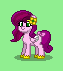 Size: 63x71 | Tagged: safe, artist:dematrix, derpibooru import, pipp petals, pegasus, pony, pony town, bow, colored wings, cute, female, g5, green background, hairpin, image, mare, pixel art, png, simple background, tail, tail bow, unshorn fetlocks, wings