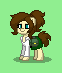 Size: 62x73 | Tagged: safe, artist:dematrix, derpibooru import, ponified, earth pony, pony, pony town, bag, clothes, female, green background, image, madoka aikawa, mare, medical support, metal slug, pixel art, png, regular army, saddle bag, simple background