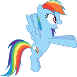 Size: 2456x2441 | Tagged: safe, artist:okaminekowiesel, derpibooru import, rainbow dash, pegasus, pony, daring don't, season 4, female, high res, image, mare, png, simple background, solo, transparent background, vector