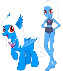 Size: 1920x2164 | Tagged: safe, artist:gamerpen, derpibooru import, oc, oc:snowy clouddancer, unofficial characters only, bat pony, pony, equestria girls, female, image, mare, png, simple background, transparent background