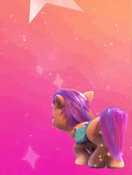 Size: 525x700 | Tagged: safe, derpibooru import, screencap, sunny starscout, alicorn, earth pony, pony, my little pony: make your mark, alicornified, animated, cute, female, g5, gif, happy, image, let's make our mark together, mare, princess sunny starscout, race swap, solo, sunnybetes