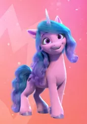 Size: 456x646 | Tagged: safe, derpibooru import, screencap, izzy moonbow, pony, unicorn, my little pony: make your mark, spoiler:g5, spoiler:my little pony: make your mark, cute, female, g5, image, izzybetes, let's make our mark together, looking at you, male, png, smiling, smiling at you, straight