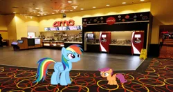 Size: 8208x4360 | Tagged: safe, artist:hubfanlover678, derpibooru import, rainbow dash, scootaloo, pony, image, irl, photo, png, ponies in real life