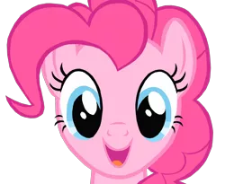 Size: 1280x1051 | Tagged: safe, artist:benpictures1, derpibooru import, pinkie pie, earth pony, pony, bats!, cute, diapinkes, female, happy, image, inkscape, looking at you, mare, png, simple background, solo, stop the bats, transparent background, vector