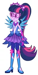 Size: 497x971 | Tagged: safe, derpibooru import, sci-twi, twilight sparkle, equestria girls, boots, clothes, crystal guardian, high heel boots, image, jpeg, shoes, solo