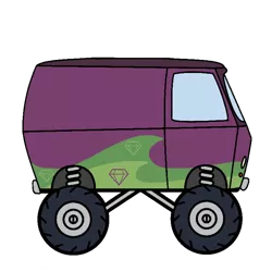 Size: 768x768 | Tagged: safe, artist:thatradhedgehog, derpibooru import, equestria girls, 4x4, chevrolet g10, image, png, simple background, the dazzlings tour bus, transparent background, van