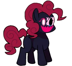 Size: 618x567 | Tagged: grimdark, artist:205tob, derpibooru import, pinkie pie, earth pony, pony, corrupted, female, image, mare, png, simple background, transparent background