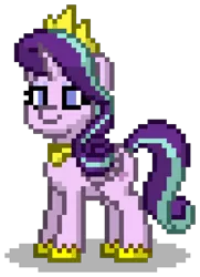 Size: 672x928 | Tagged: safe, artist:topsangtheman, derpibooru import, starlight glimmer, alicorn, pony, pony town, alicornified, image, png, princess starlight glimmer, race swap, simple background, solo, starlicorn, transparent background, xk-class end-of-the-world scenario