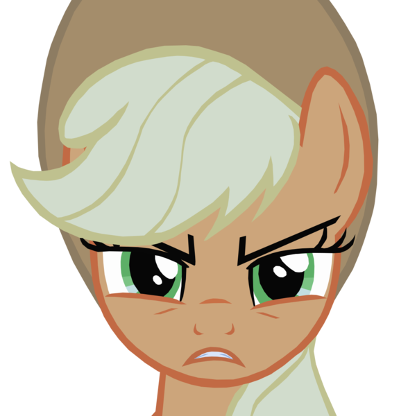 Size: 1280x1278 | Tagged: safe, artist:benpictures1, derpibooru import, applejack, pony, bats!, angry, applejack's hat, cowboy hat, cute, female, hat, image, inkscape, jackabetes, looking at you, mare, png, simple background, solo, stop the bats, transparent background, vector