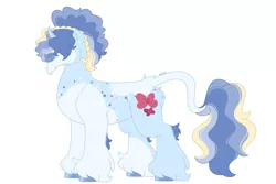 Size: 1280x854 | Tagged: safe, artist:itstechtock, derpibooru import, oc, oc:up-doo, pony, unicorn, image, jpeg, male, offspring, parent:fancypants, parent:fleur-de-lis, parents:fancyfleur, simple background, solo, stallion, white background