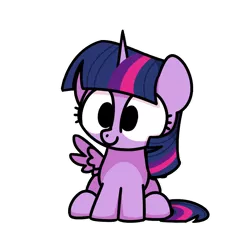 Size: 800x800 | Tagged: safe, artist:sugar morning, derpibooru import, twilight sparkle, twilight sparkle (alicorn), alicorn, pony, chibi, cute, female, image, mare, png, simple background, sitting, solo, transparent background