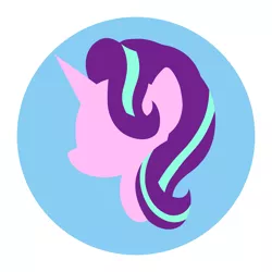 Size: 2449x2449 | Tagged: safe, artist:egor418, derpibooru import, starlight glimmer, pony, unicorn, bust, female, horn, image, lineless, mare, minimalist, modern art, png, portrait, profile, simple background, solo, white background