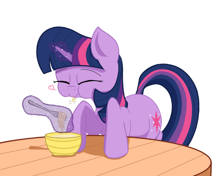 Size: 1000x800 | Tagged: safe, artist:fig, derpibooru import, twilight sparkle, cute, eating, food, image, noodles, png, smiling, twiabetes