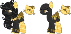 Size: 744x360 | Tagged: safe, artist:eiine, derpibooru import, oc, oc:golden crescent, original species, pony, aqua equos, base used, image, png, solo