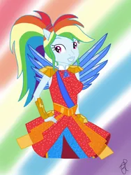 Size: 768x1024 | Tagged: safe, artist:ilaria122, derpibooru import, rainbow dash, equestria girls, legend of everfree, crystal guardian, image, jpeg, solo