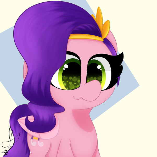 Size: 2000x2000 | Tagged: safe, derpibooru import, pipp petals, pegasus, pony, :3, adorapipp, cute, fanart, g5, image, png, simple background