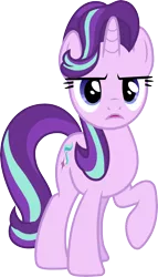 Size: 3000x5253 | Tagged: safe, artist:cloudyglow, derpibooru import, starlight glimmer, to where and back again, .ai available, concerned, image, png, solo, vector