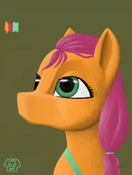 Size: 3000x4000 | Tagged: safe, artist:a-jaller, derpibooru import, sunny starscout, earth pony, pony, g5, image, png, simple background, solo