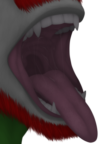 Size: 442x643 | Tagged: suggestive, artist:ghost3280, derpibooru import, oc, oc:well geboren, dog, dog pony, earth pony, original species, image, maw, mawshot, open mouth, png